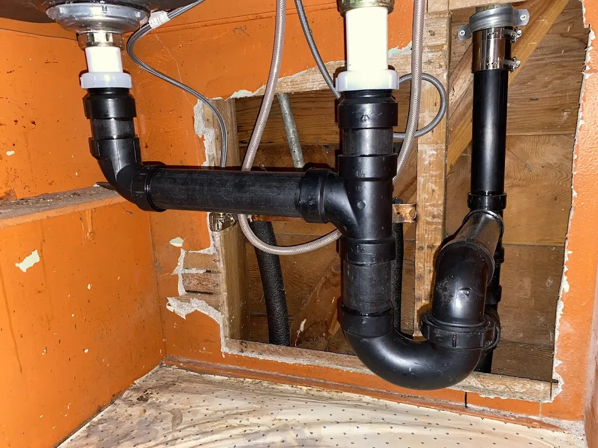 Professional Repiping Services equipment and tools on the job in Brooklyn Center